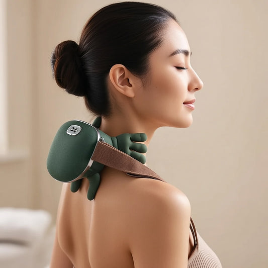Masseur nuque dos shiatsu chauffant utilisation quotidienne
